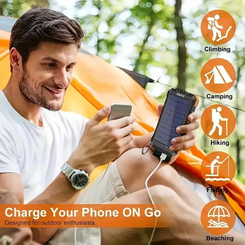 LOZE 10000Mah Solar Power Bank 