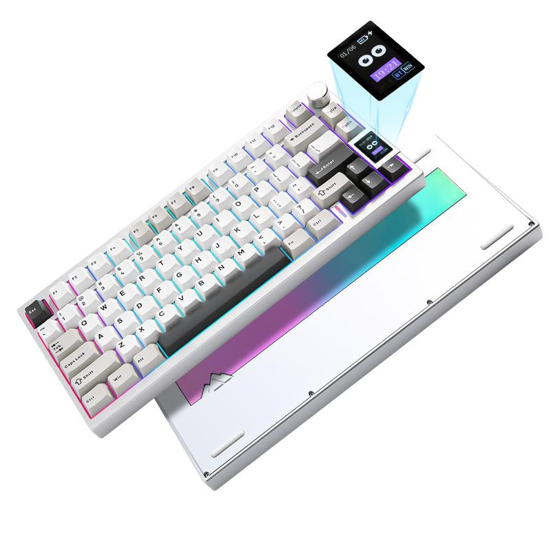 YUNZII AL80 Wireless Mechanical Keyboard, Full Aluminum CNC