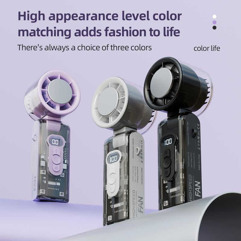 Clicspot Portable Mini AC Fan , Digital display