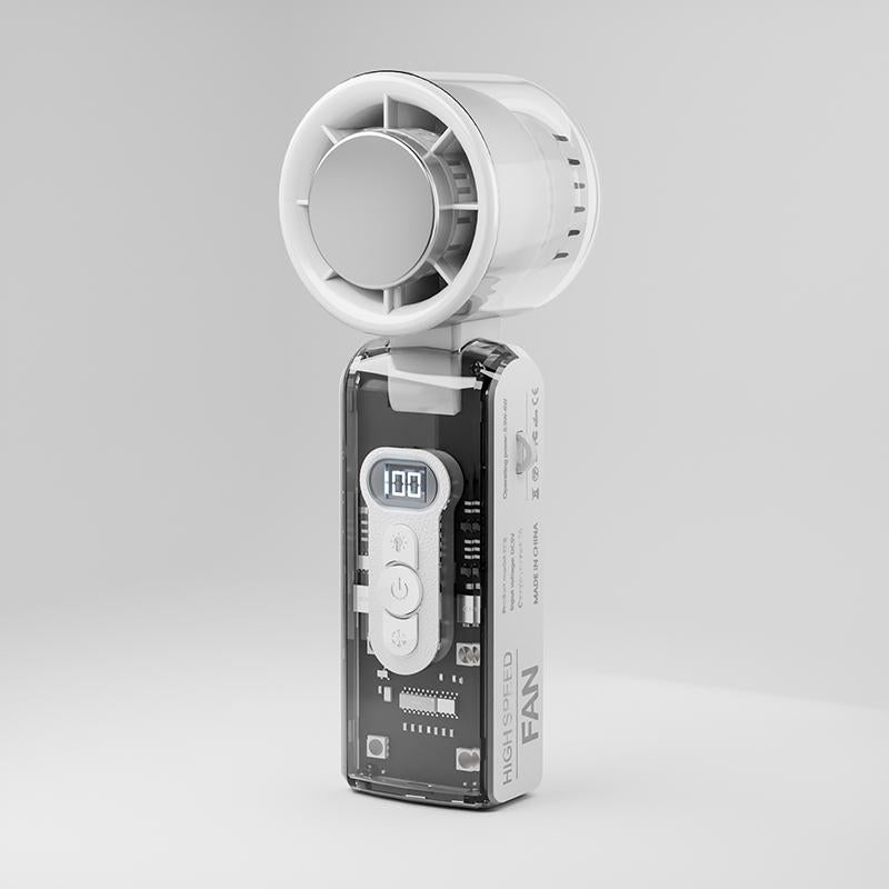 Clicspot Portable Mini AC Fan , Digital display
