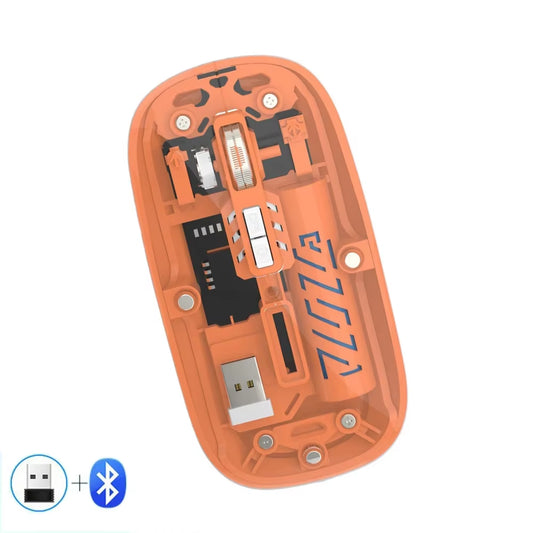 Transparent Wireless Mouse Dual Mode 