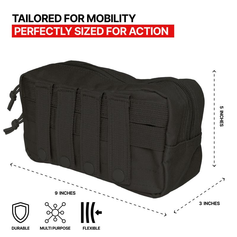 Orca Tactical Horizontal Multi-Purpose Molle Admin Pouch 