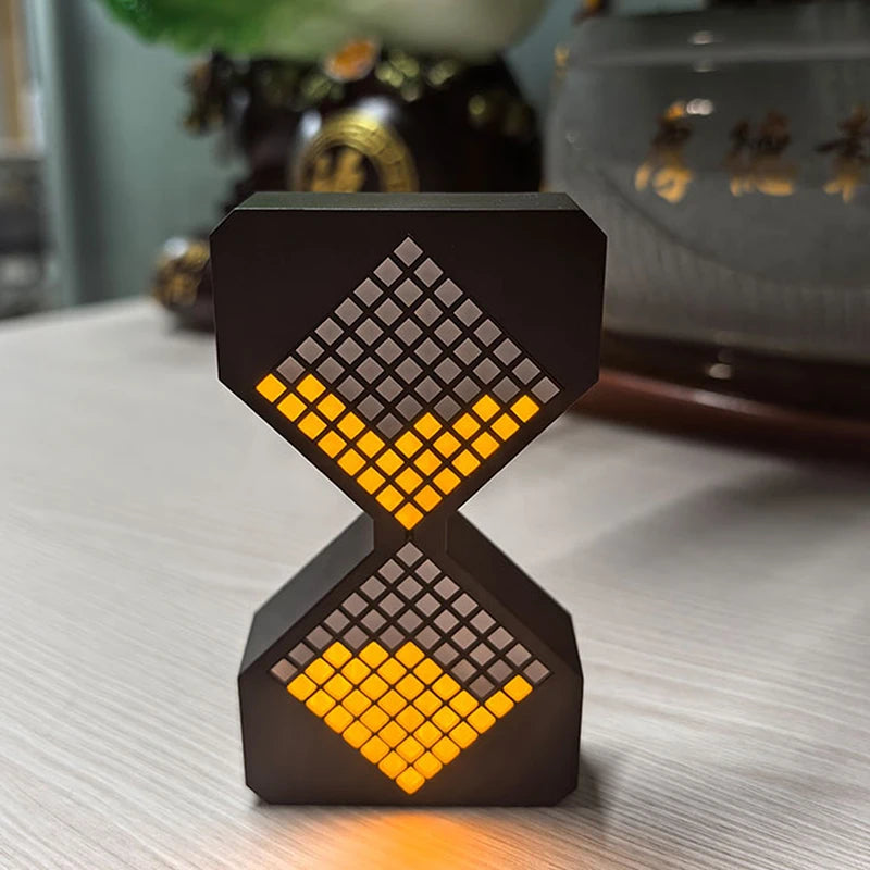 DIY Digital Hourglass Timers Birthday Gift Toys LED Electronic Hourglass Cyber Style Home Decoration Birthday Christmas Gift