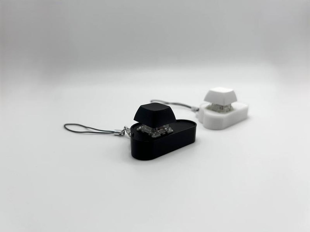 1 Key Mechanical Keyboard Cloud Keychain
