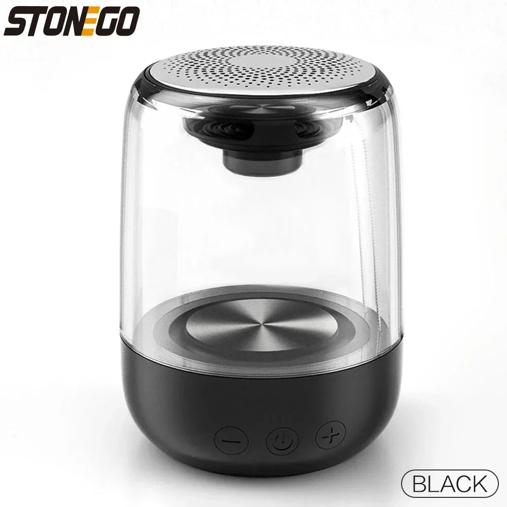 1PC Punk Style Dual Speakers Transparent  (TWS Bluetooth)