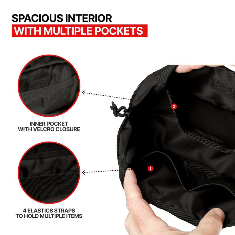 Orca Tactical Horizontal Multi-Purpose Molle Admin Pouch 