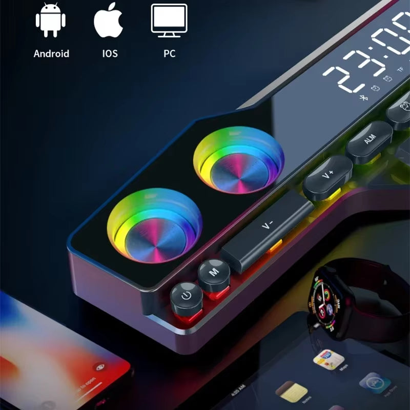 Stereo Wireless Bluetooth Gaming Soundbar