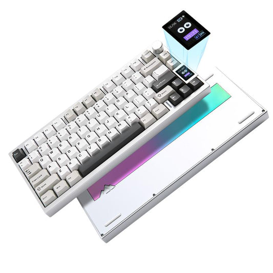 YUNZII AL80 Wireless Mechanical Keyboard, Full Aluminum CNC