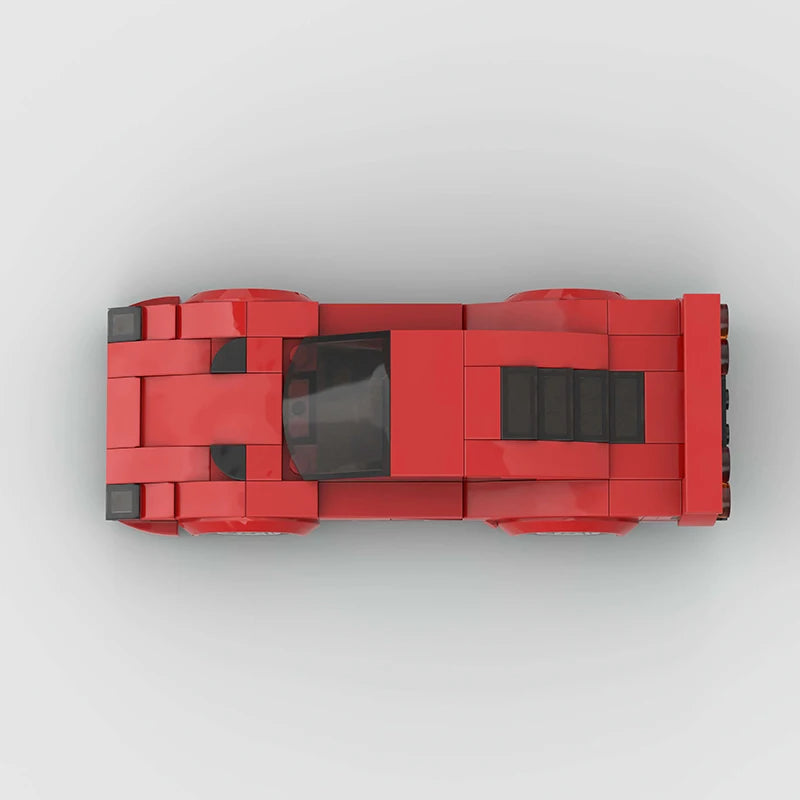 197 Pcs Moc Speed Champions Sports Racer Cars City Vehicle Building Blocks Creative Garage Toys for Boys