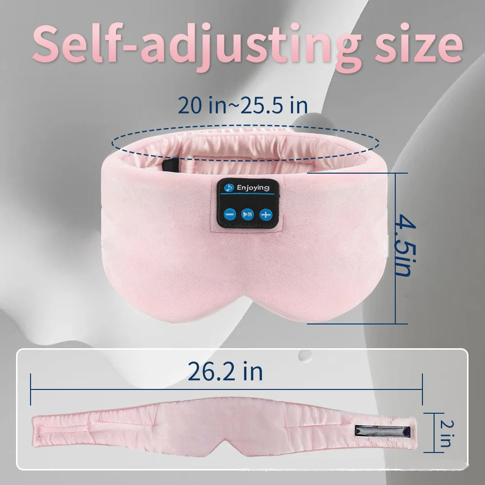 Soft Sleep Mask Bluetooth Wireless Headphones