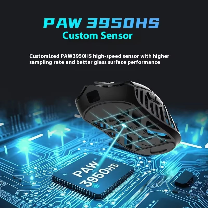 Wlmouse Beast X Max Wireless Mouse PAW3950HS Sensor Magnesium Alloy 8K FPS Gaming Mouse 