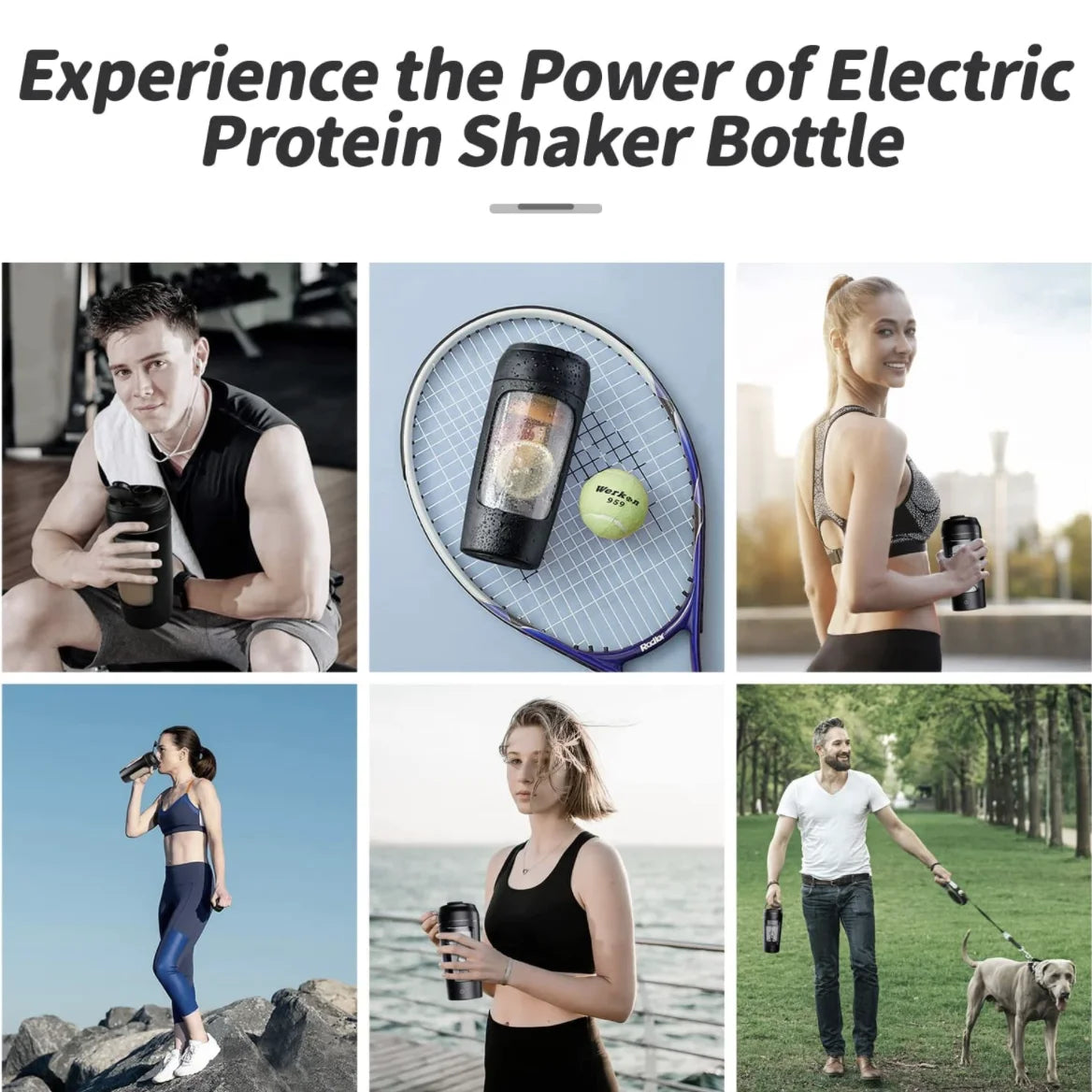 650Ml USB Electric Portable Shaker Bottle 