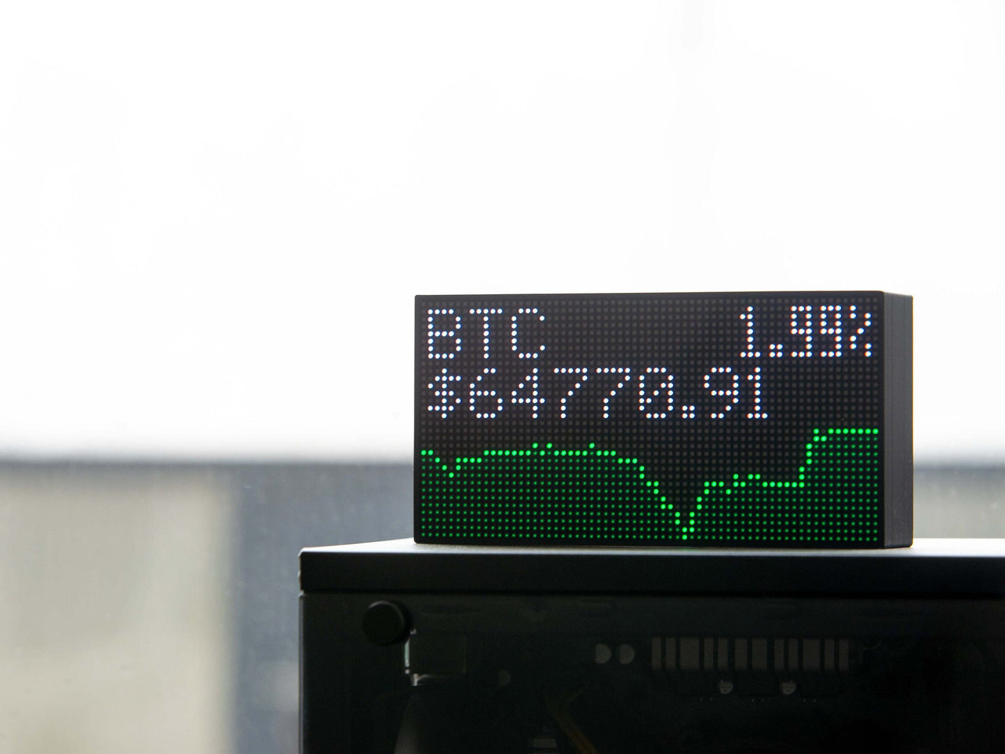 Crypto Ticker Stocks Forex LIVE Price Wifi LED Display